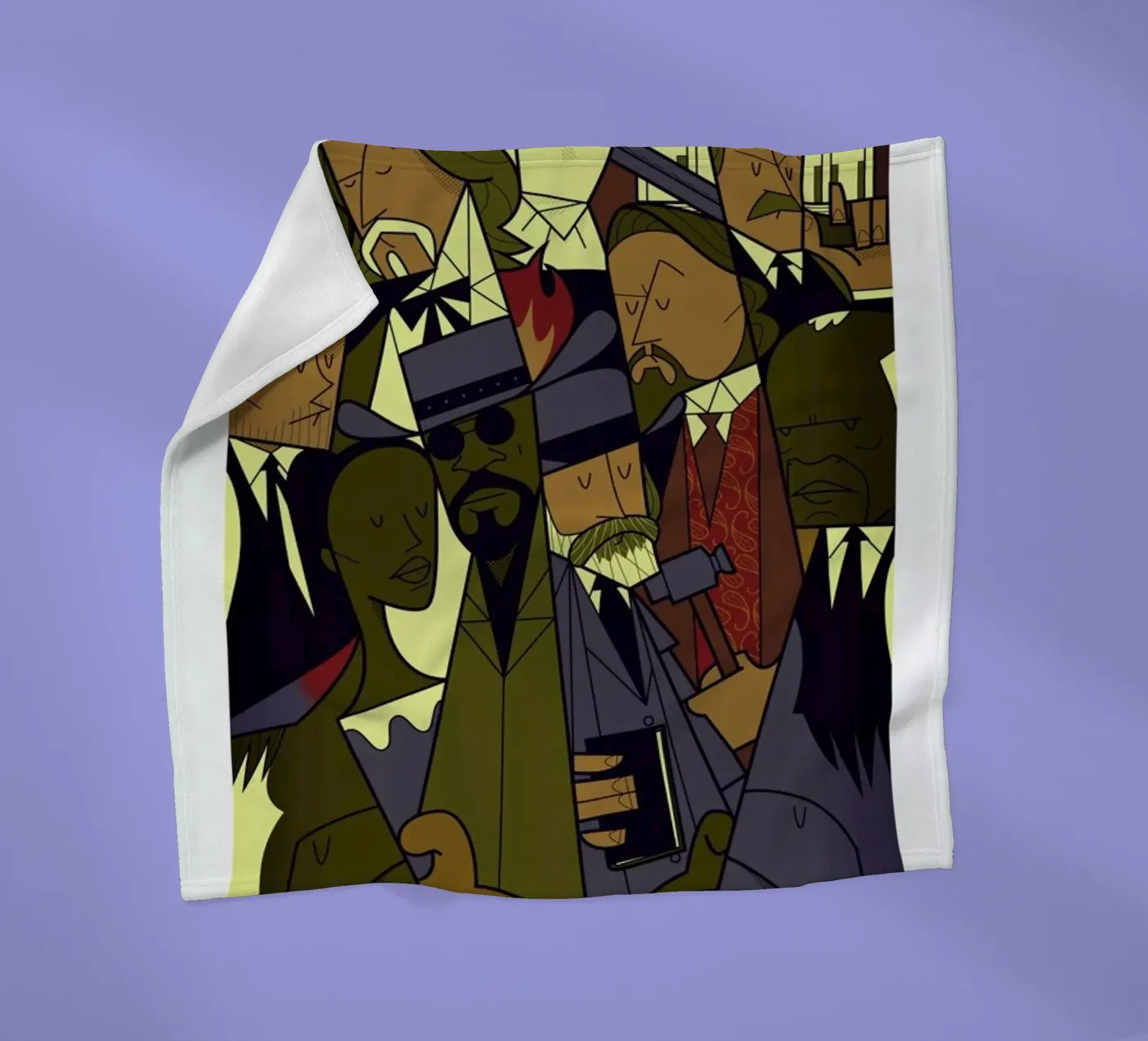 DJANGO fleecedeken van Ale Giorgini