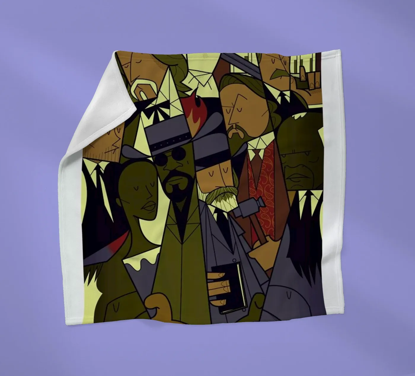 DJANGO fleece blanket by Ale Giorgini