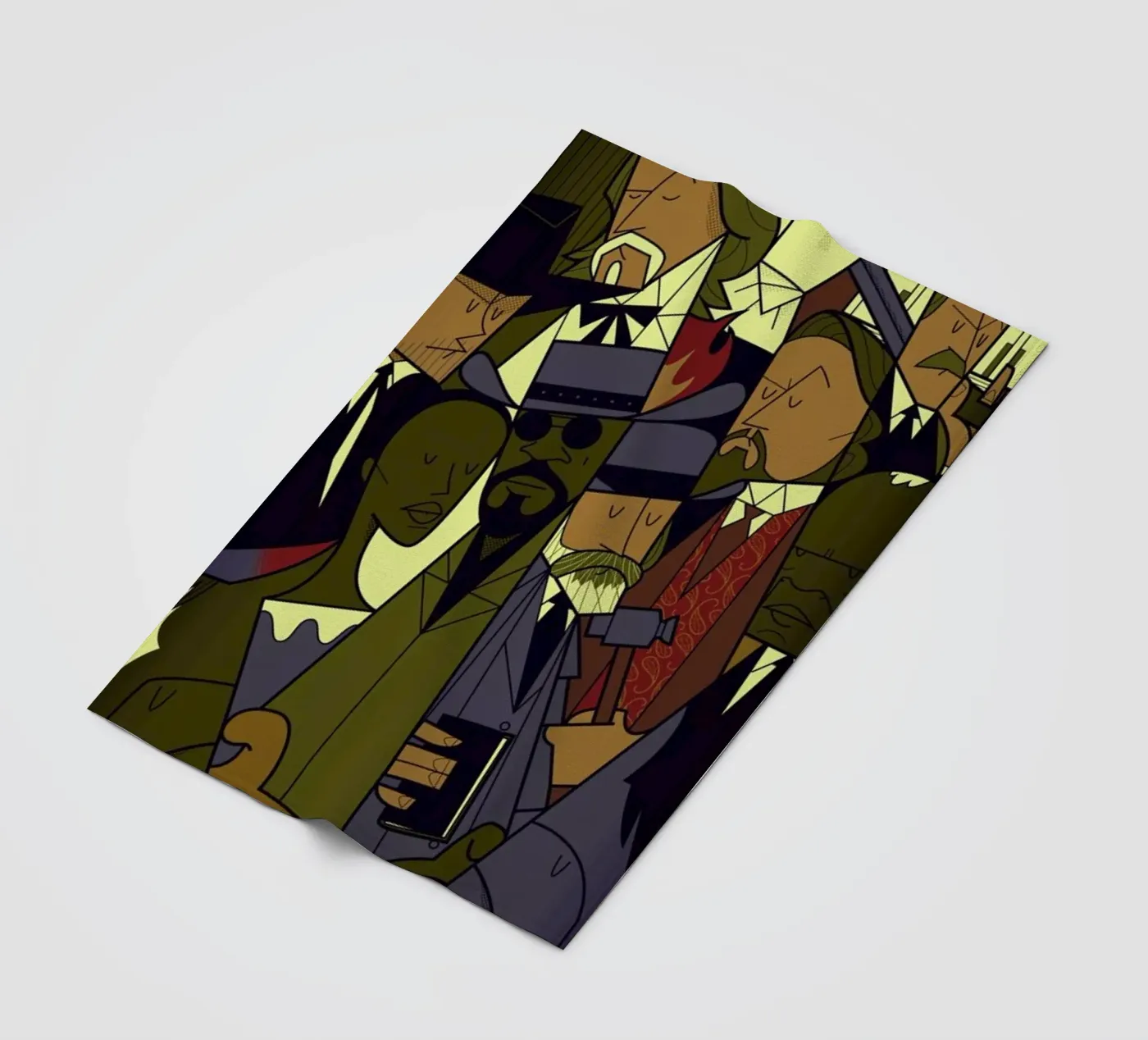 DJANGO fleece blanket by Ale Giorgini
