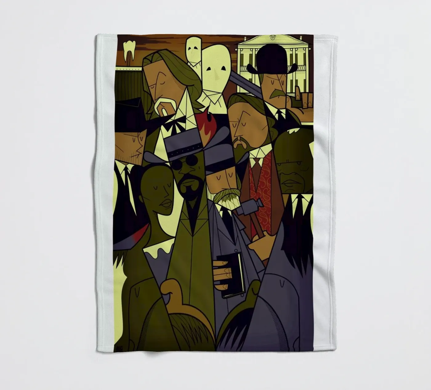DJANGO fleecedeken van Ale Giorgini