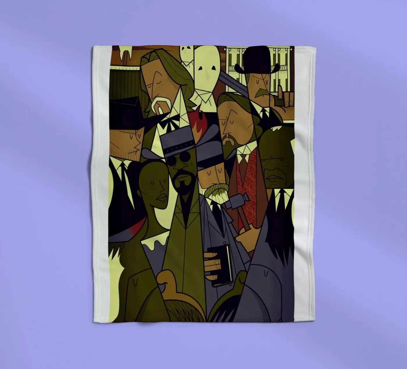 DJANGO fleecedeken van Ale Giorgini