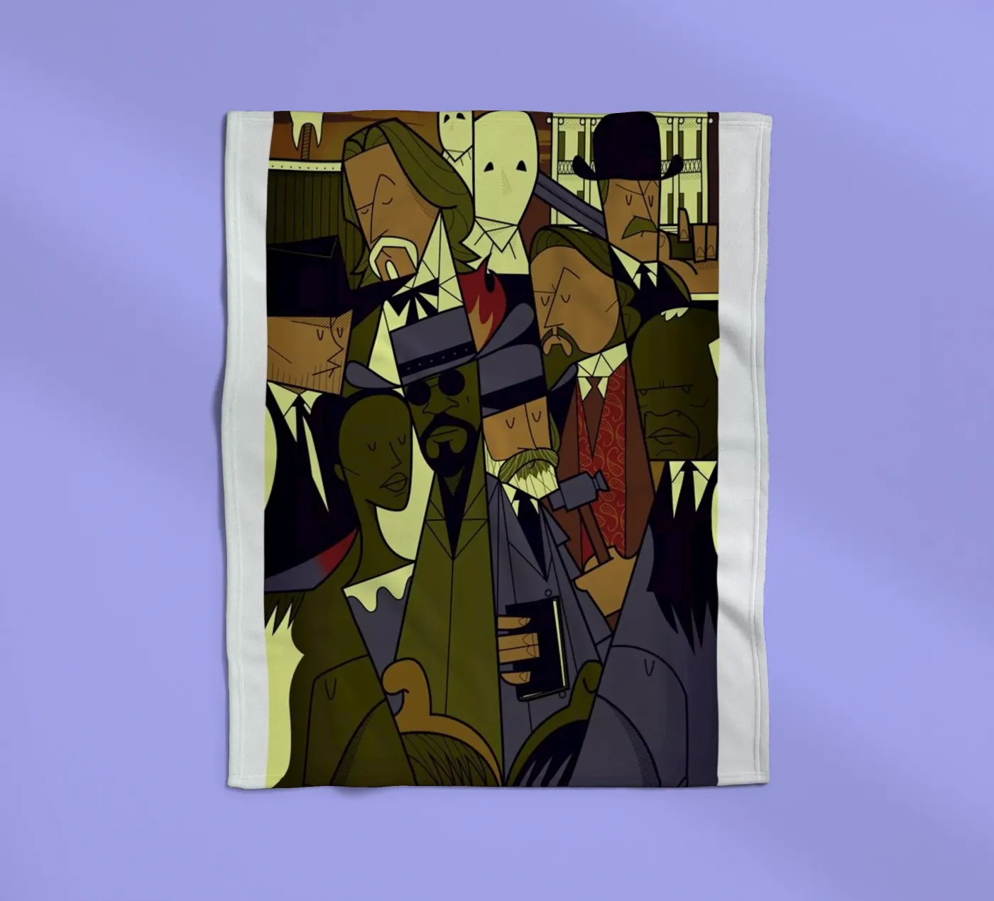 DJANGO fleece blanket by Ale Giorgini