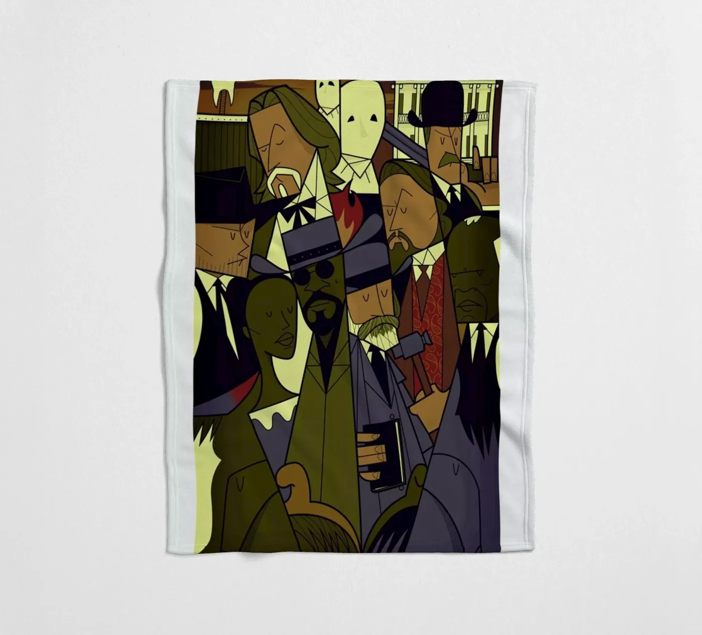 DJANGO fleece blanket by Ale Giorgini
