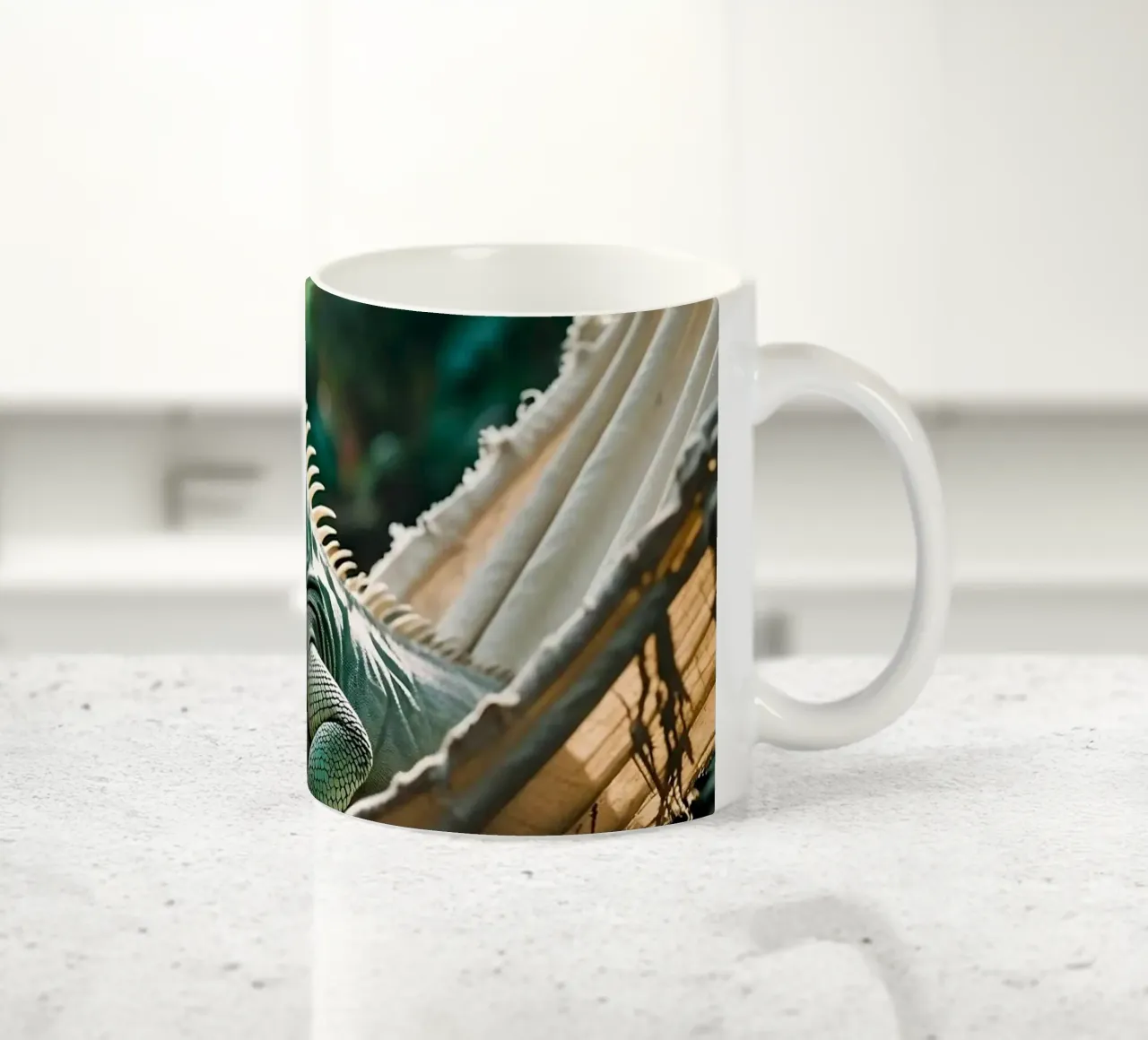 Iguane | Un po' di appeso, un po' di niente... (2) tazza in ceramica da Trinkets NL Design Studio