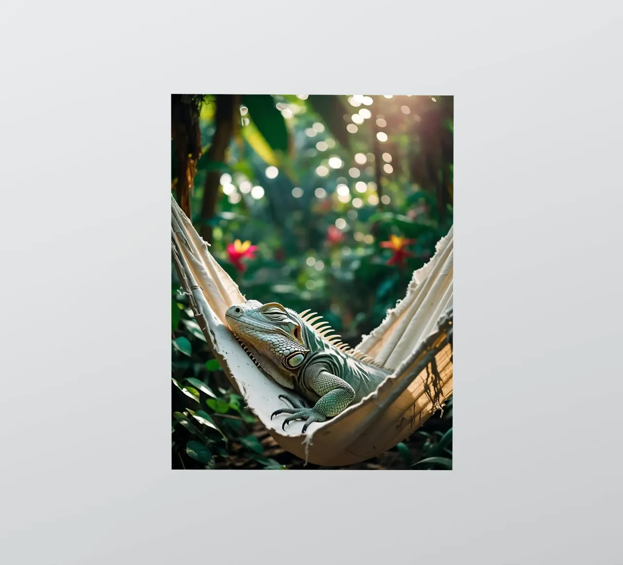 Iguane | Un po' di appeso, un po' di niente... (2) adesivo da Trinkets NL Design Studio