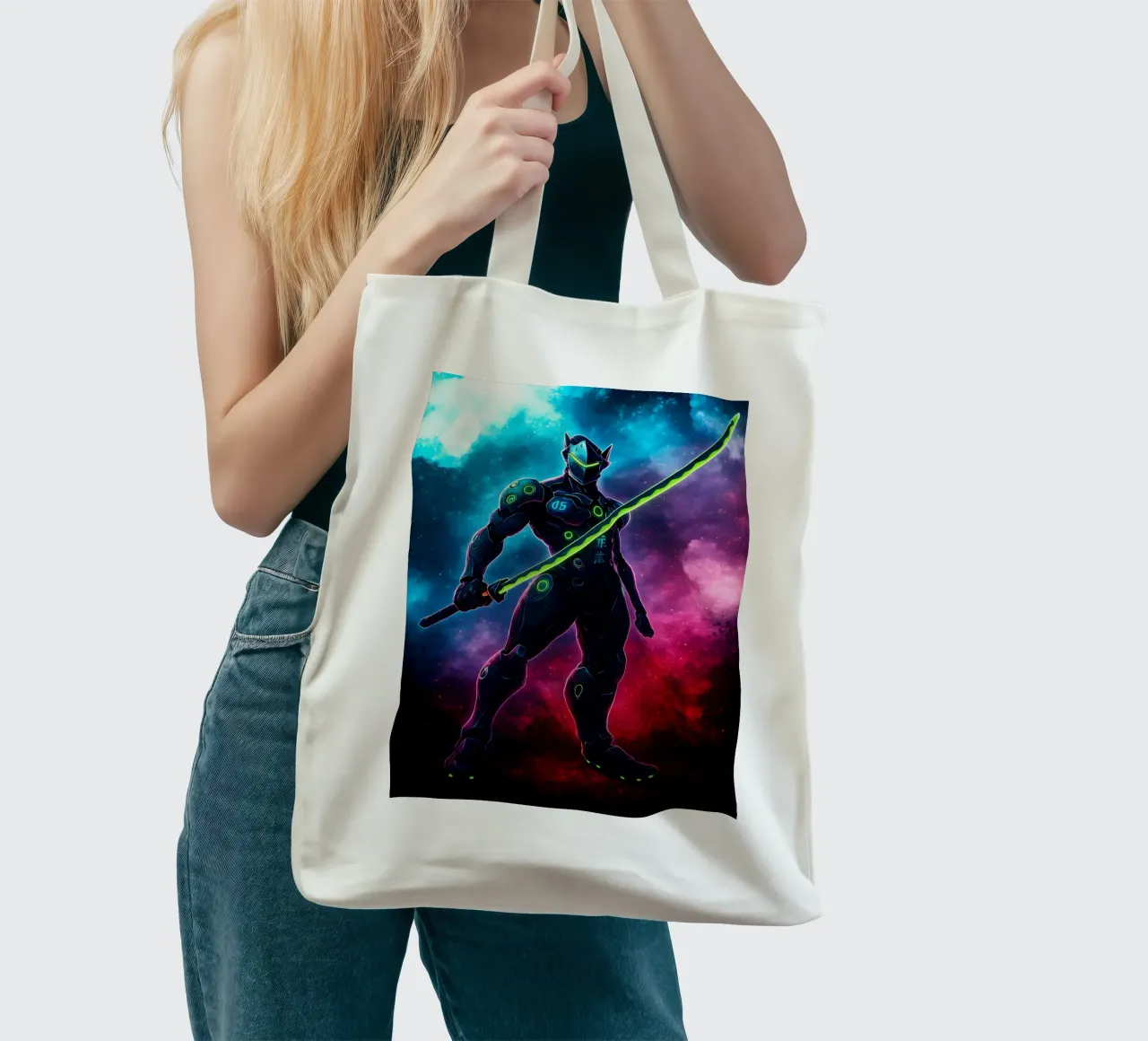 Soul Of Overwatch Genji tote bag by DGSoulheroes