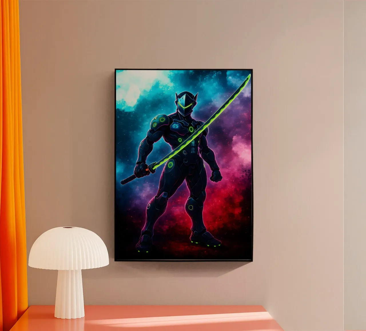 Soul Of Overwatch Genji acrylic glass by DGSoulheroes