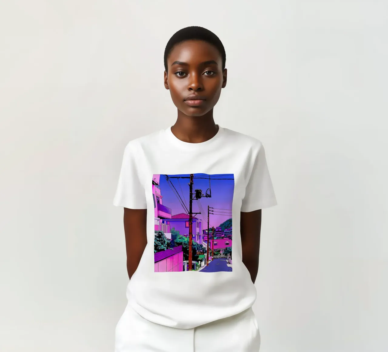Hiroshi Nagai giapponese Vaporwave t-shirt da MarshArt