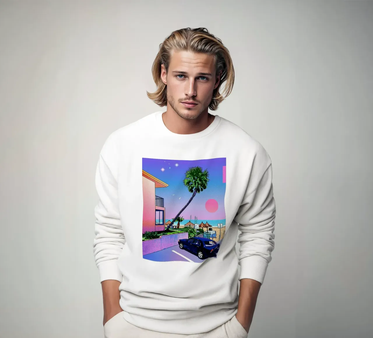 vaporwave hiroshi nagai felpa da MarshArt