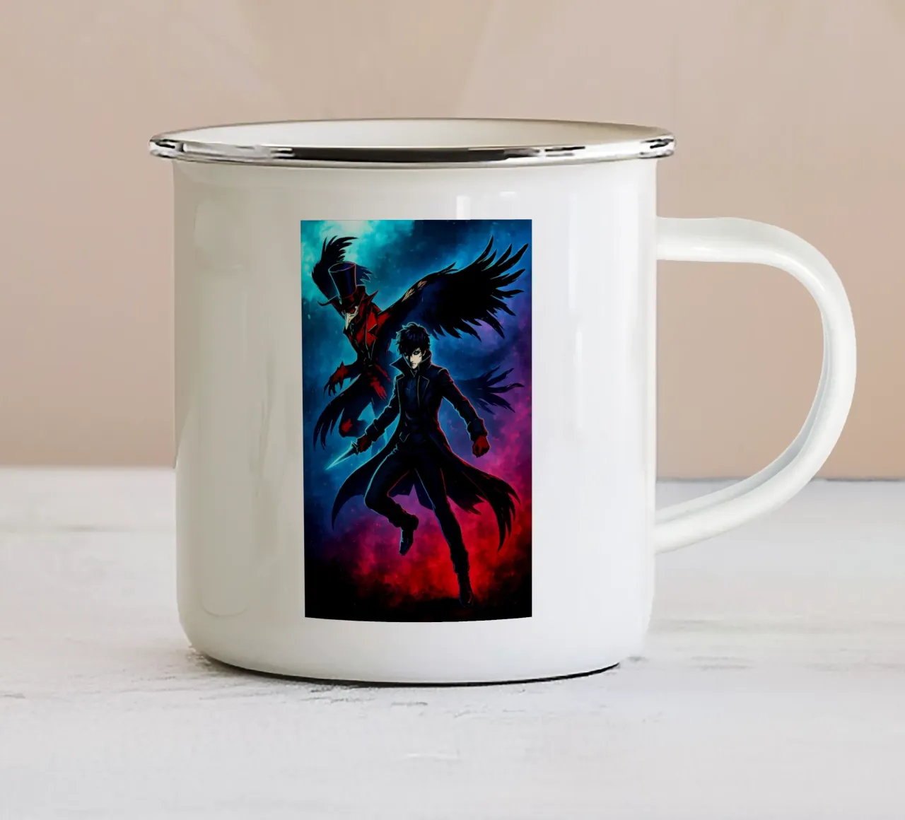 Soul Of Persona 5 enamel mug by DGSoulheroes