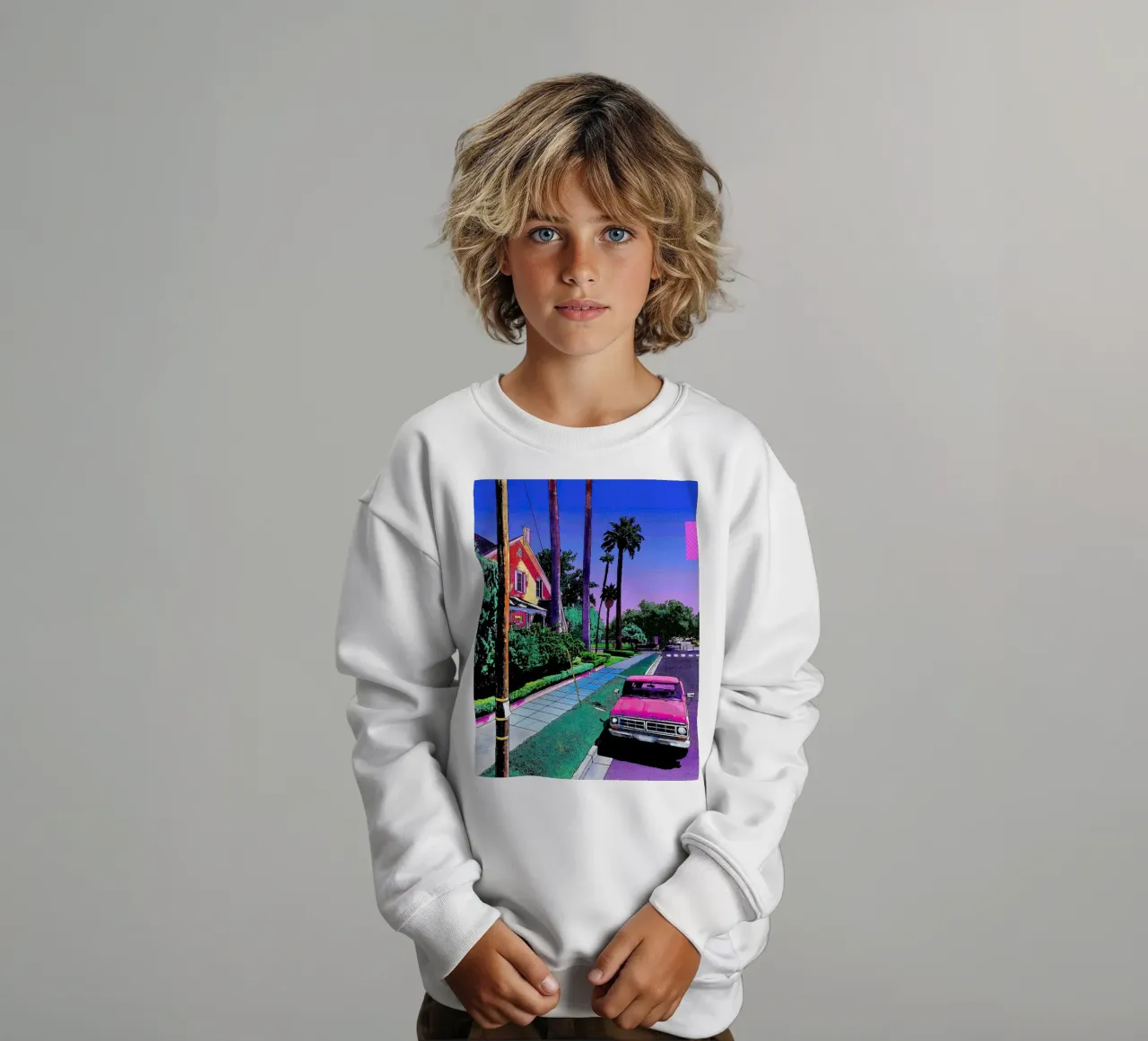 auto rosa Hiroshi Nagai felpa bambino da MarshArt
