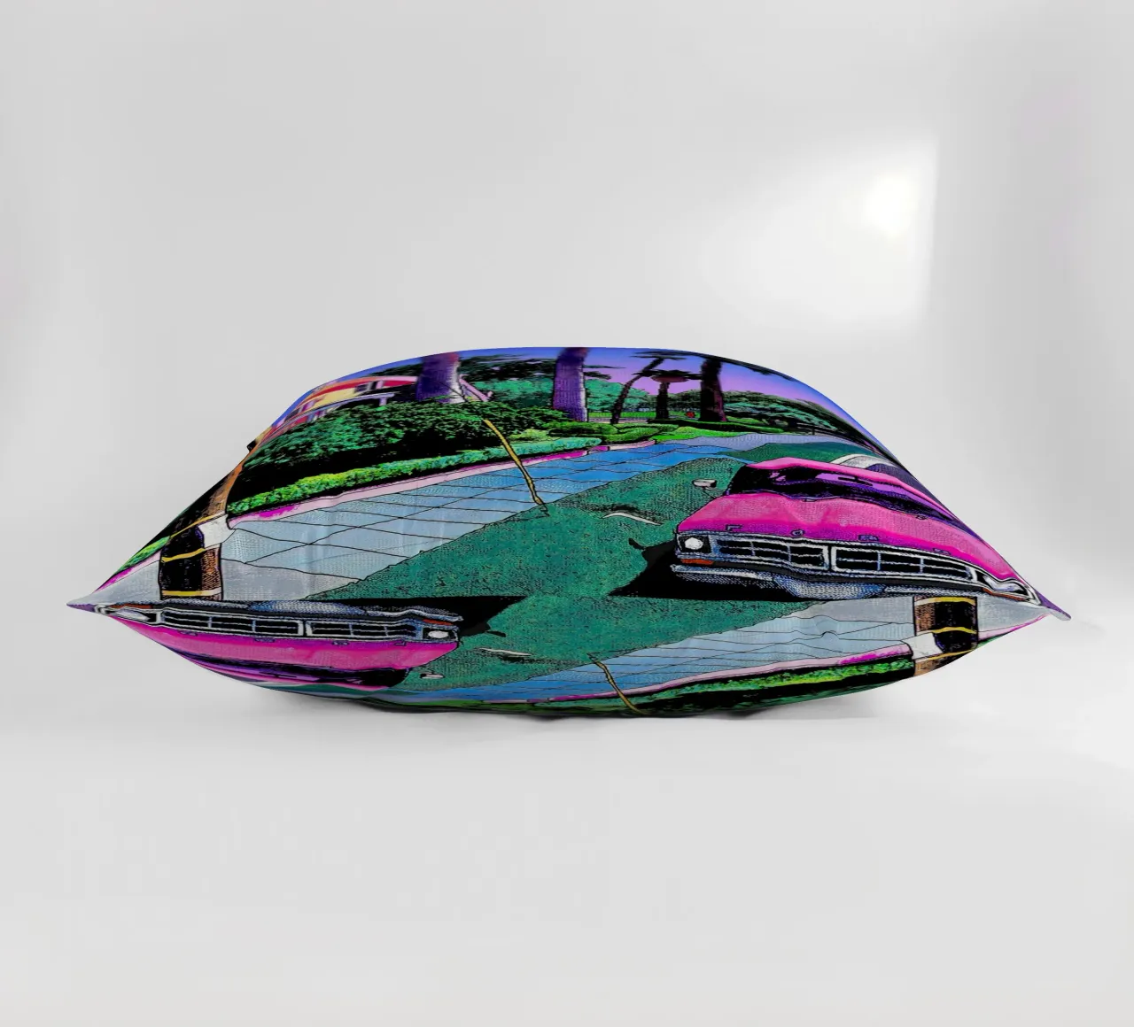 auto rosa Hiroshi Nagai cuscino da MarshArt