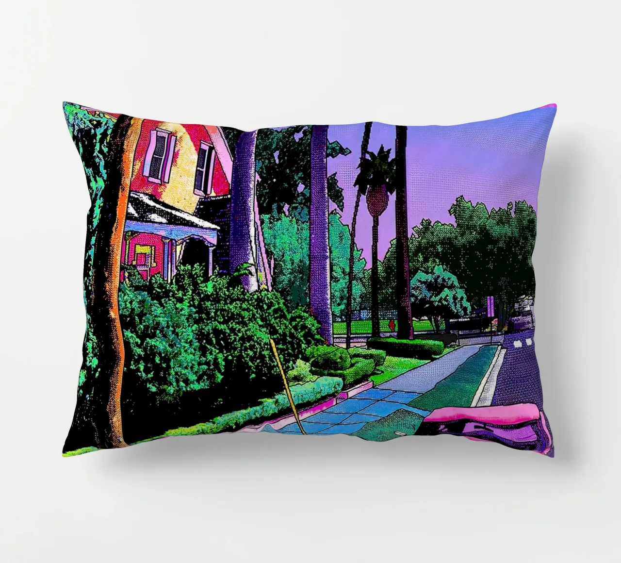 auto rosa Hiroshi Nagai cuscino da MarshArt