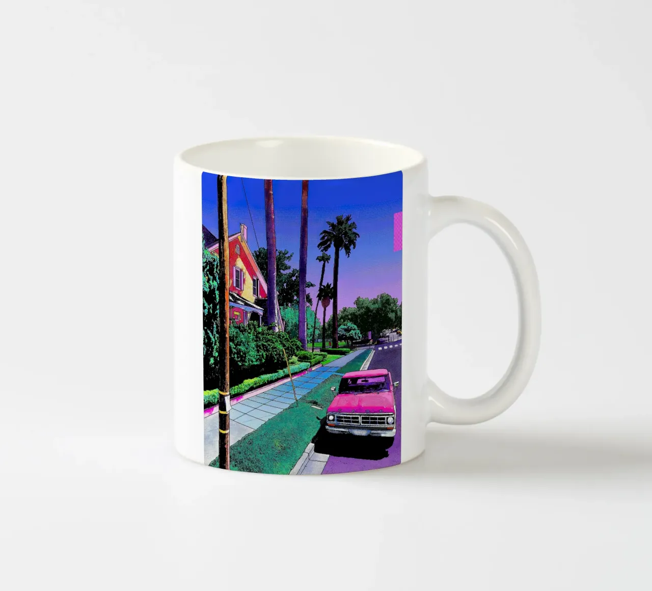 auto rosa Hiroshi Nagai tazza in ceramica da MarshArt