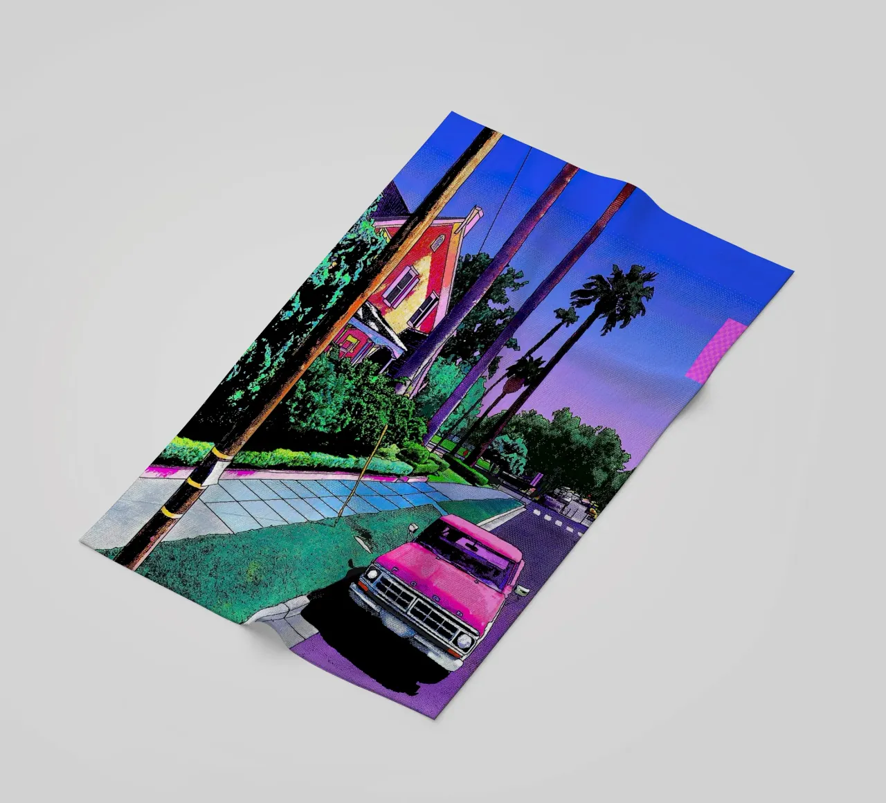 auto rosa Hiroshi Nagai telo mare da MarshArt