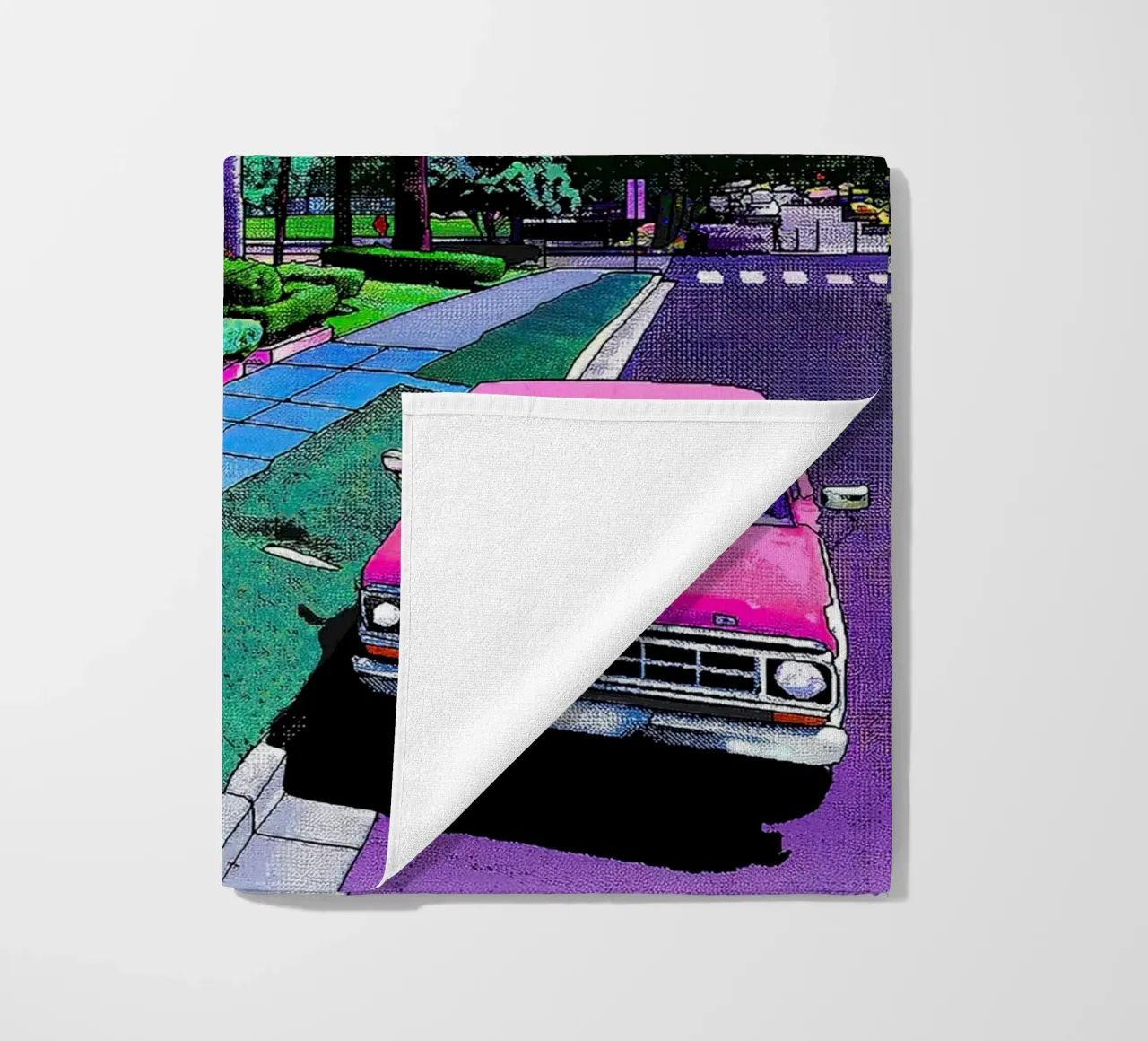 auto rosa Hiroshi Nagai telo mare da MarshArt