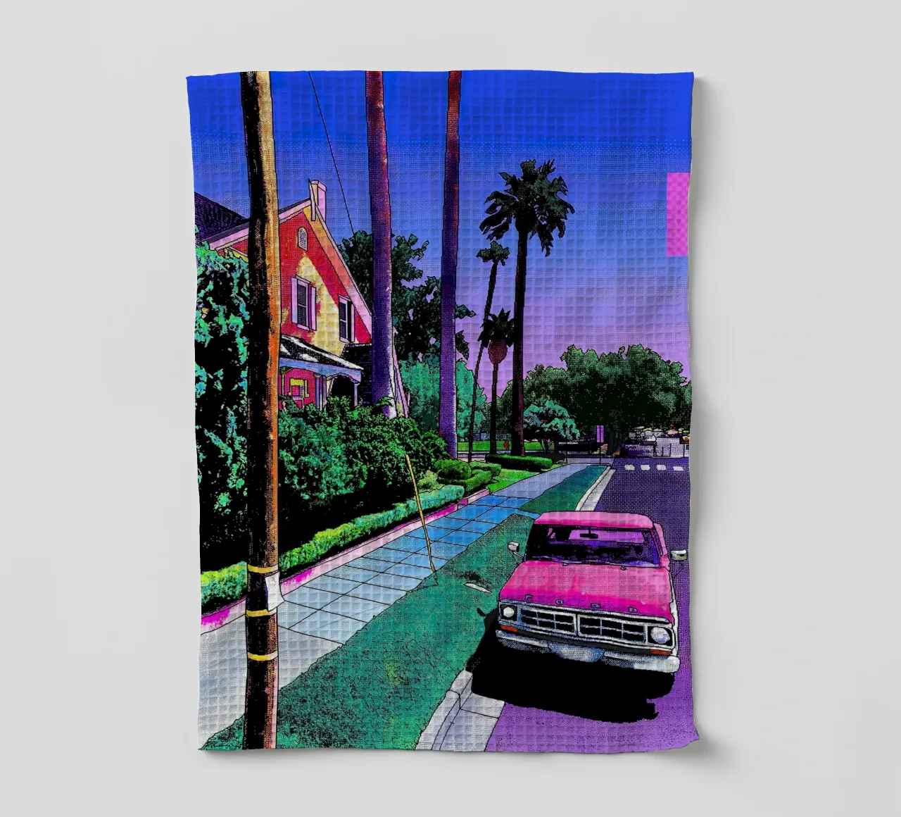 auto rosa Hiroshi Nagai canovaccio da cucina da MarshArt