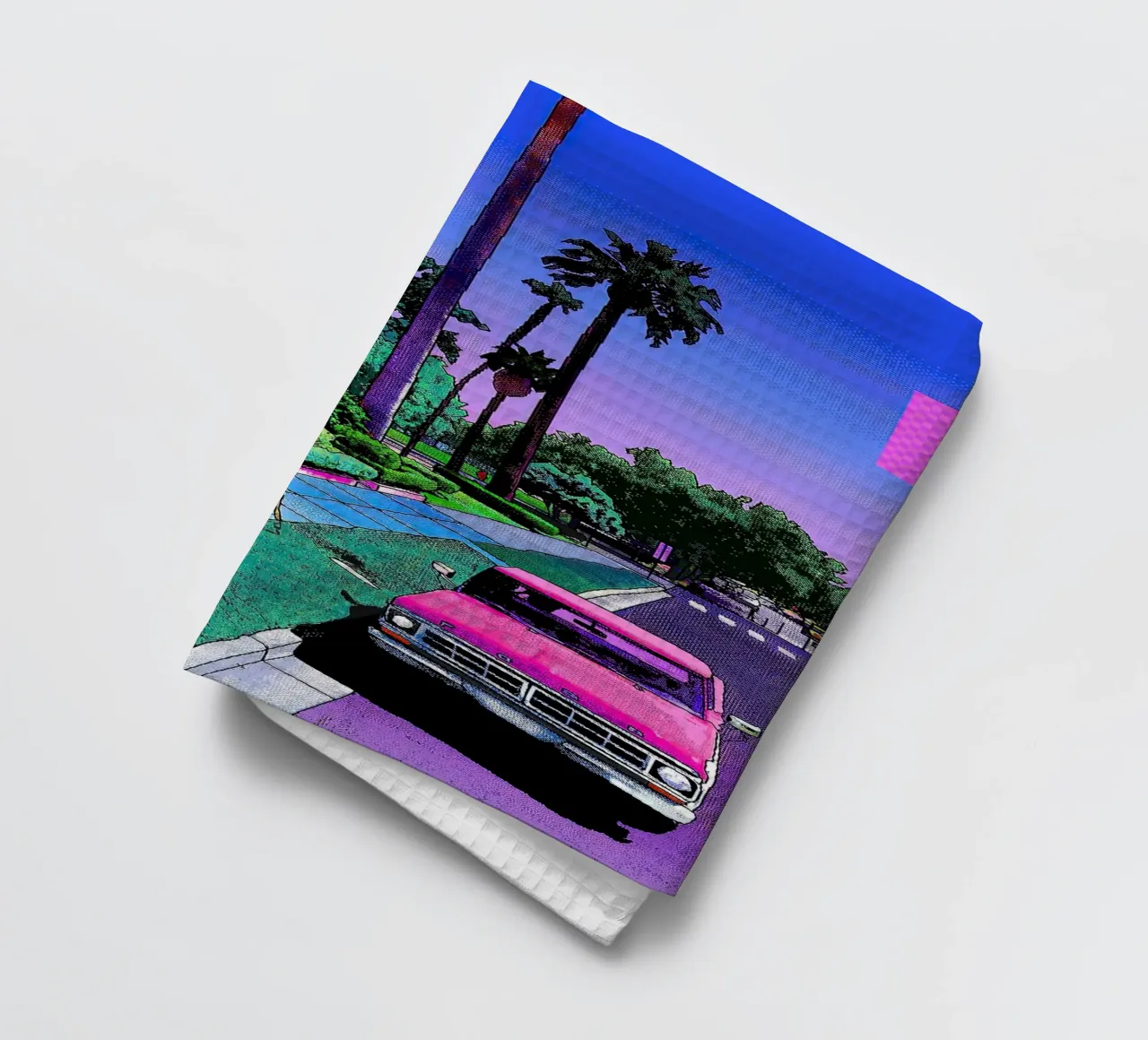 auto rosa Hiroshi Nagai canovaccio da cucina da MarshArt