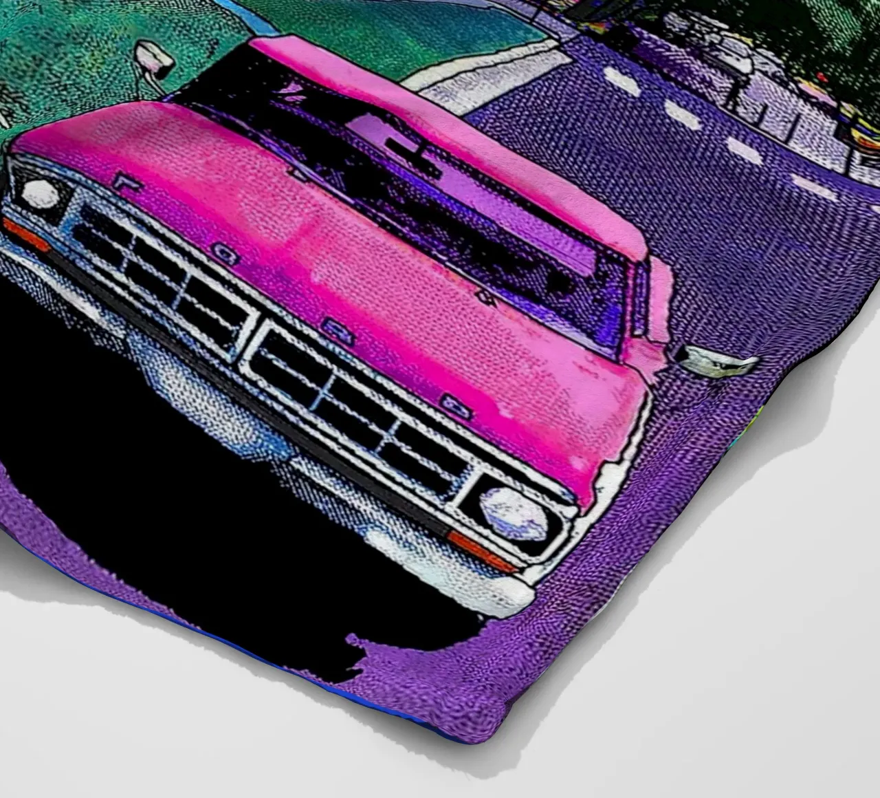 auto rosa Hiroshi Nagai coperta in pile da MarshArt