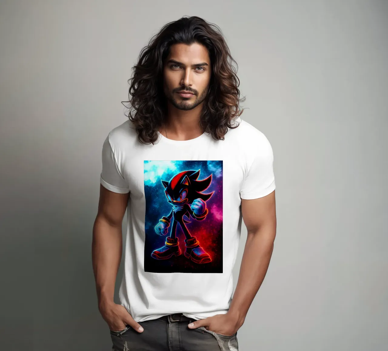 Soul Of Sonic the Hedgehog Shadow t-shirt da DGSoulheroes