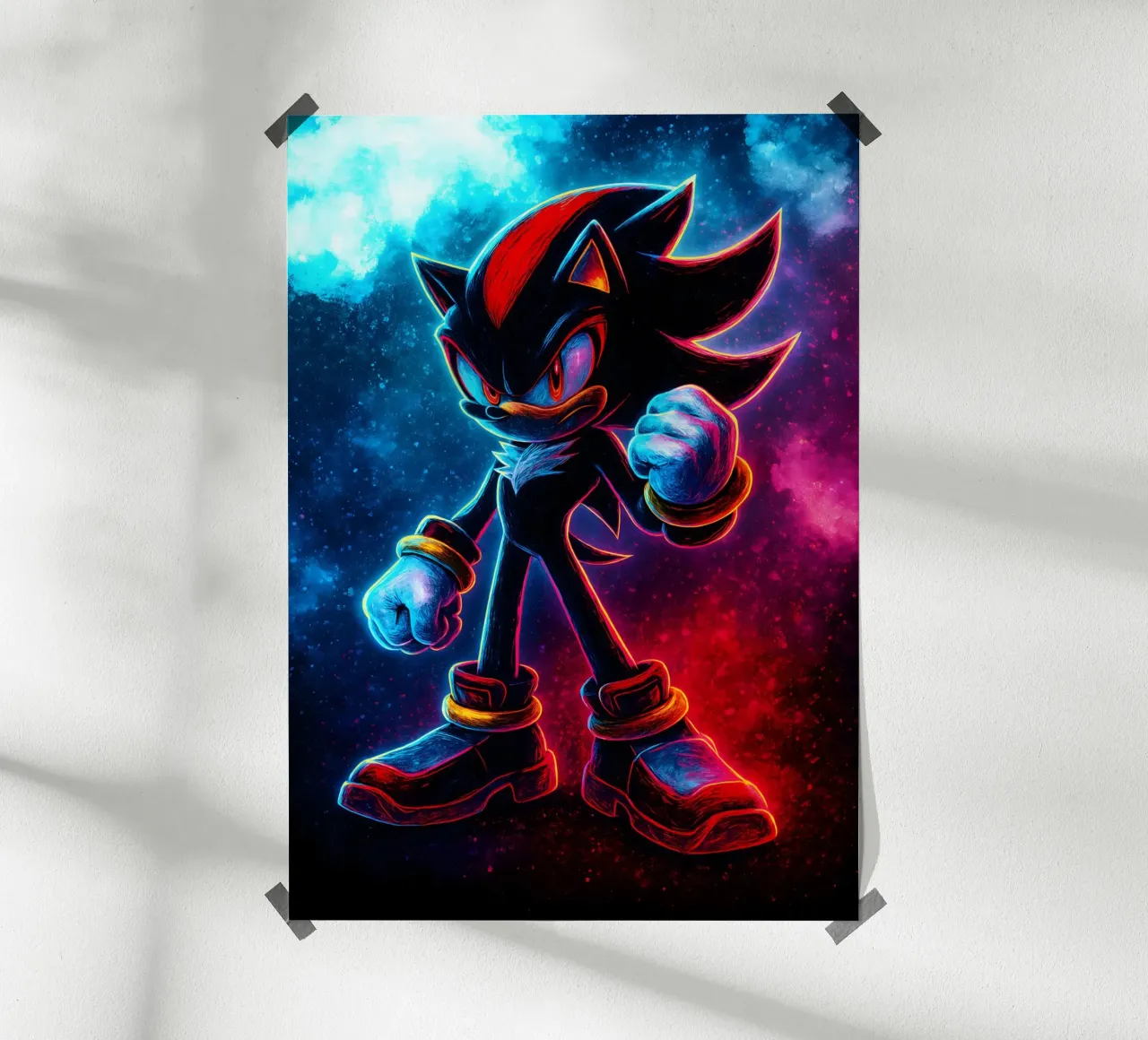 Soul Of Sonic the Hedgehog Shadow hahnemühle de DGSoulheroes