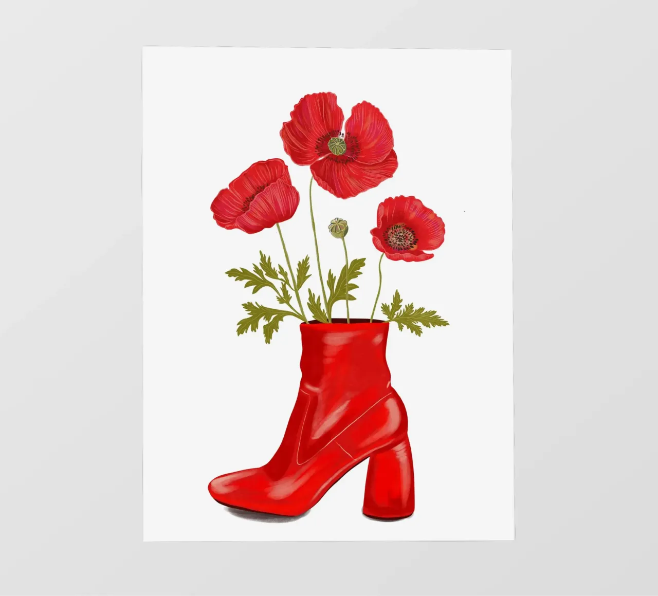 Poppier to Go telo in pvc da Illustration Raissa Oltmanns