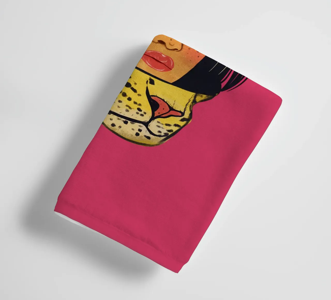 Tough on the outside, soft on the inside towel by Illustration Raissa Oltmanns