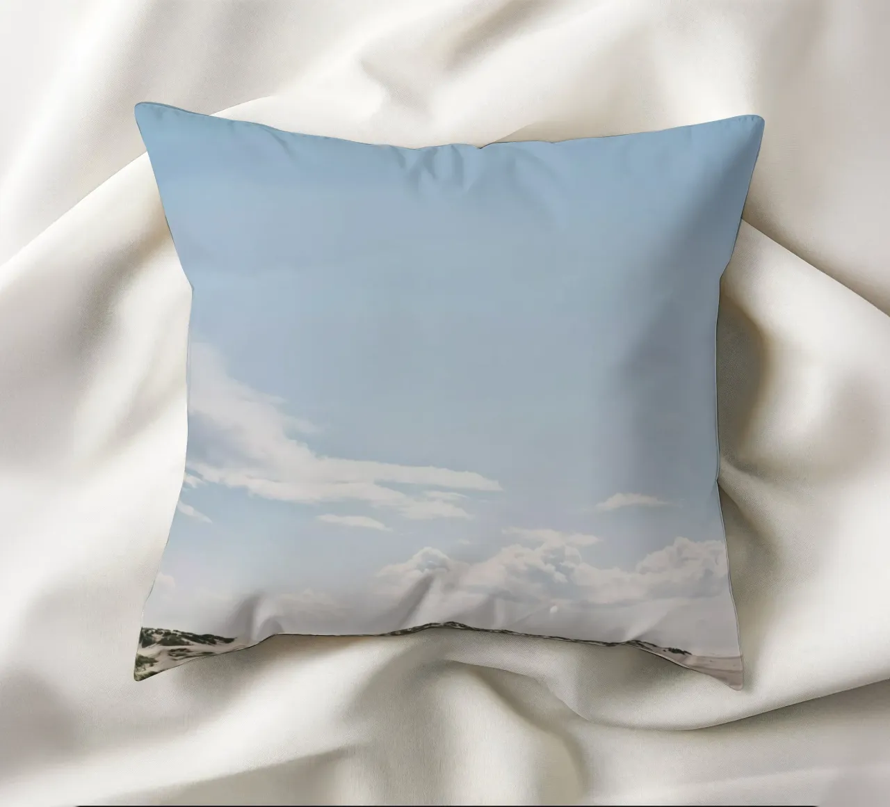 Mania Landscapes Raw 24 Barmouth (United Kingdom) decorative cushion by Mania Print Collection