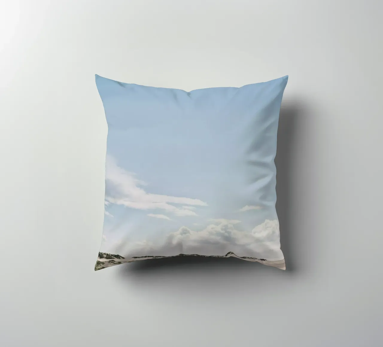 Mania Landscapes Raw 24 Barmouth (United Kingdom) decorative cushion by Mania Print Collection