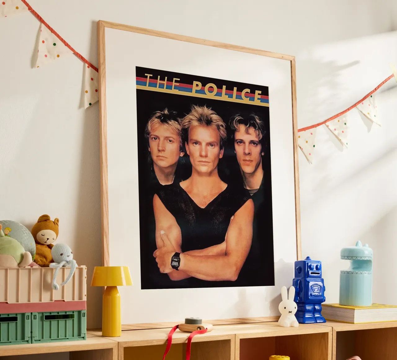 The Police poster with plastic frame by Musadad Shop
