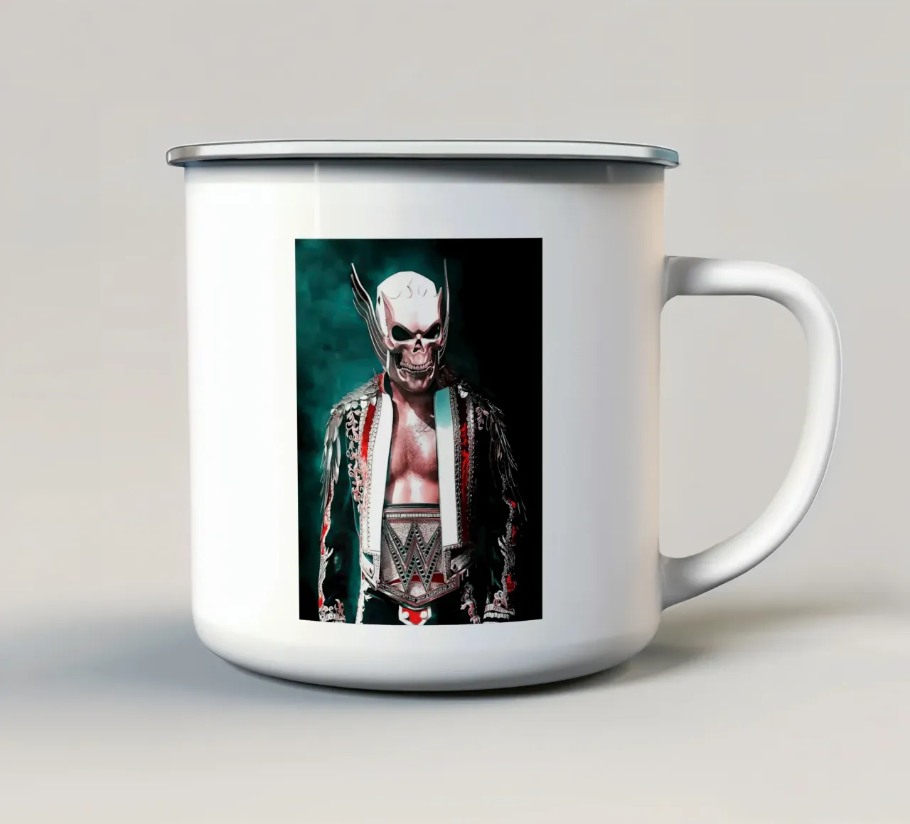 Cody Rhodes tazza in smalto da Musadad Shop