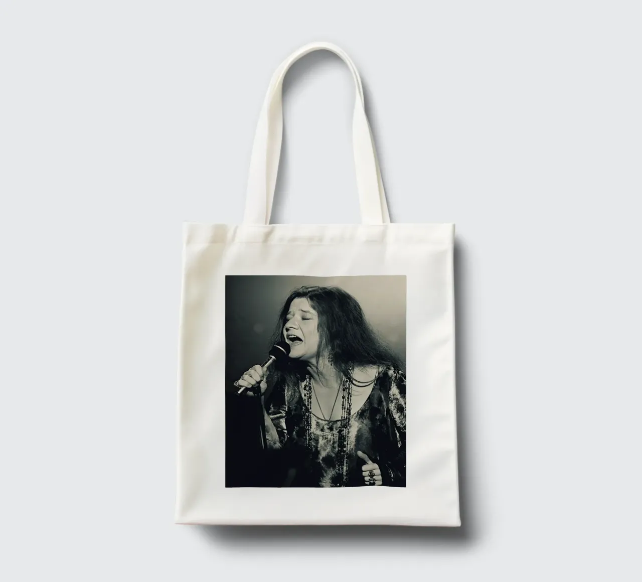 Janis Joplin tote bag by Musadad Shop