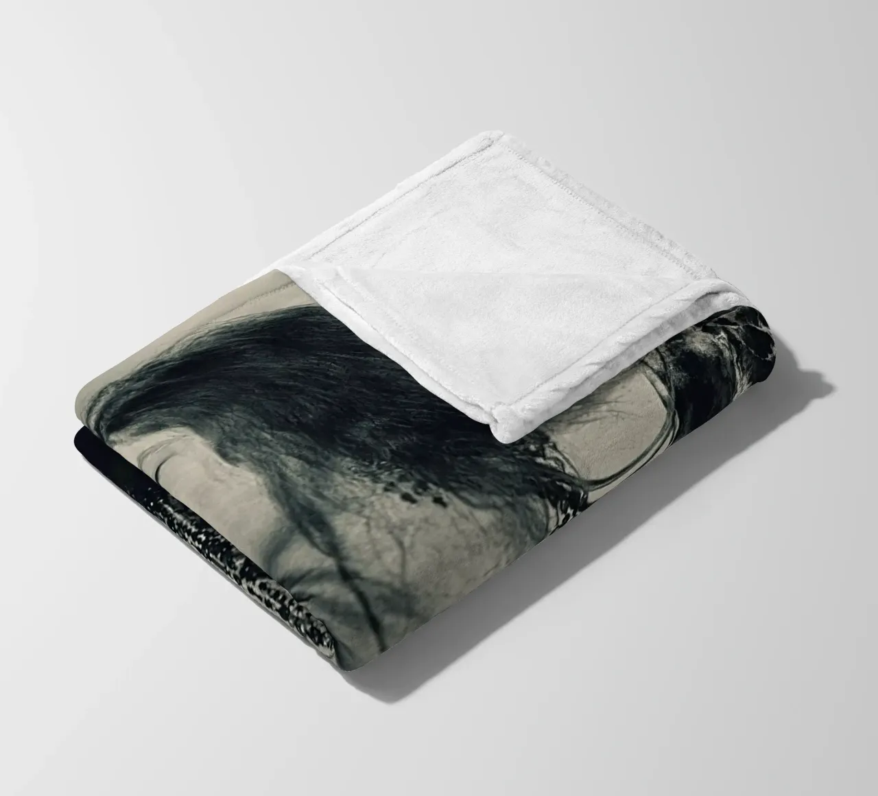 Janis Joplin fleece blanket by Musadad Shop