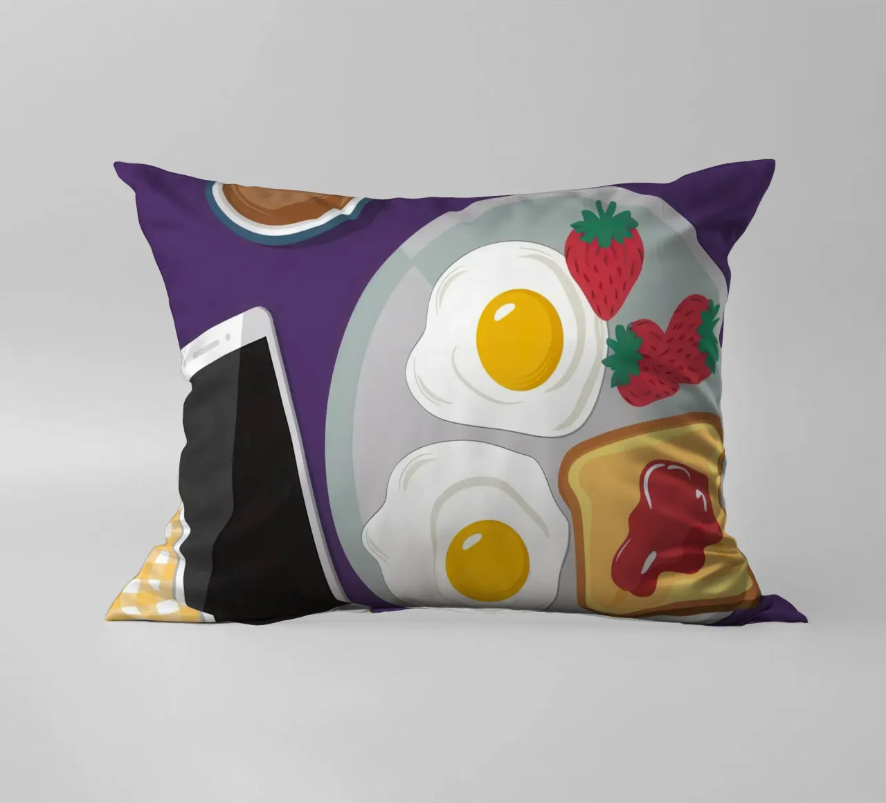 Colazione moderna Flatlay cuscino da Mark Solaria