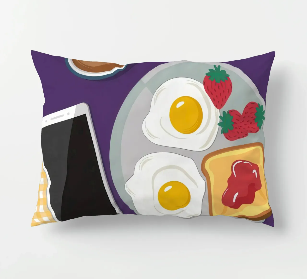 Colazione moderna Flatlay cuscino da Mark Solaria