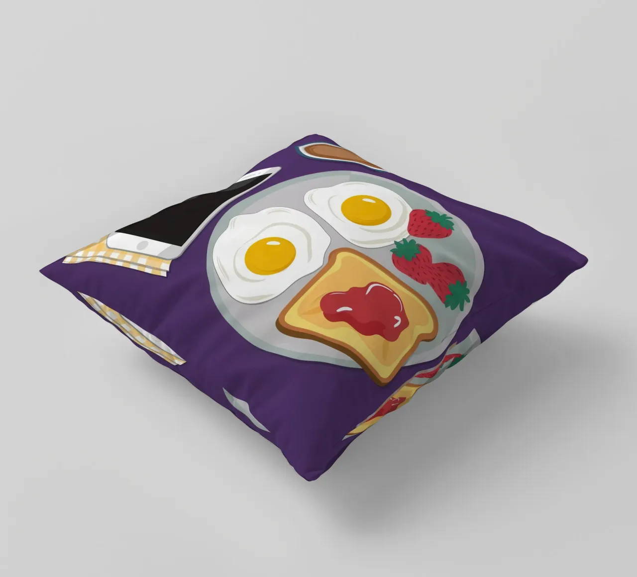Colazione moderna Flatlay cuscino da Mark Solaria