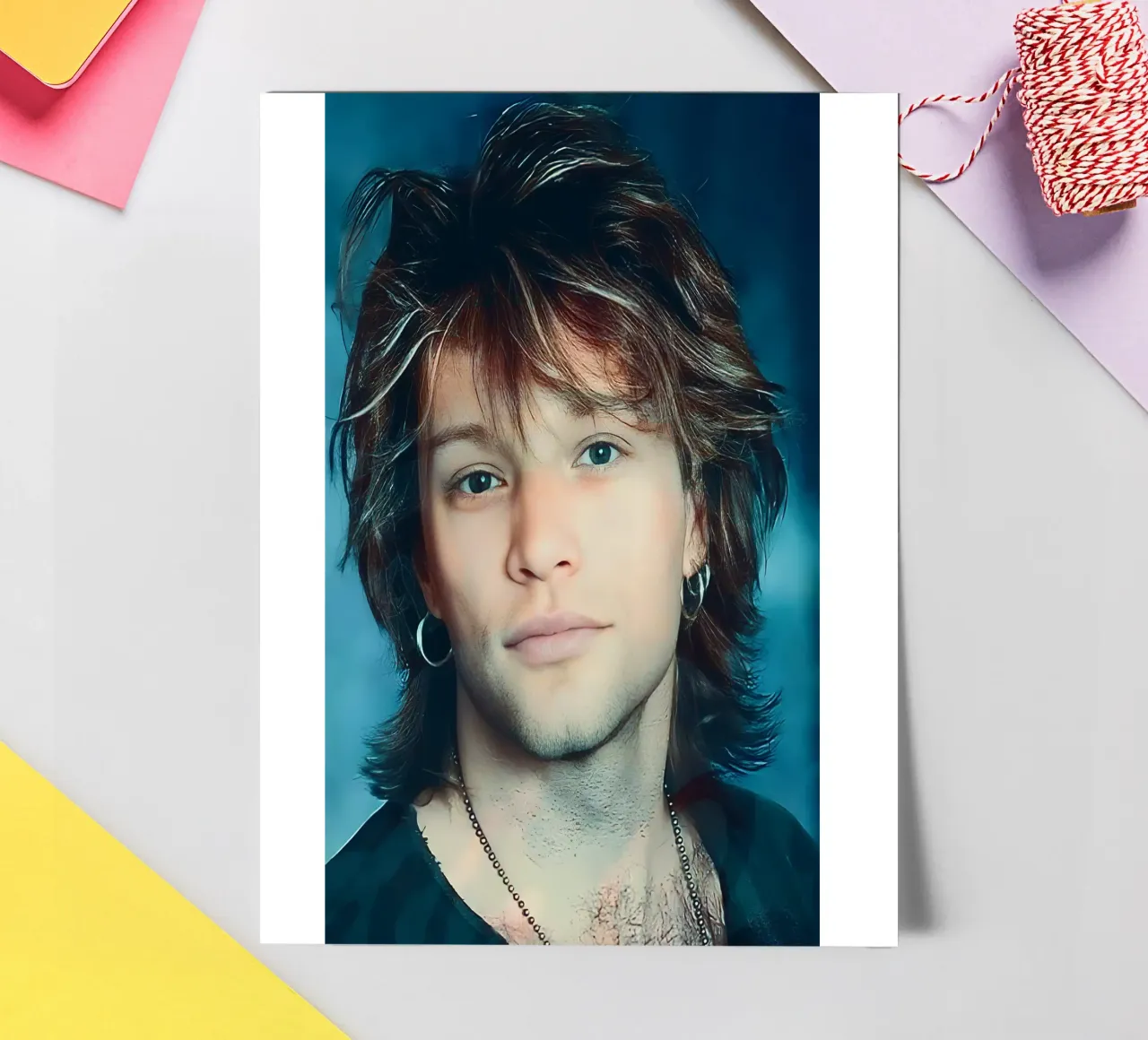 Jon Bon Jovi sticker sheet by Musadad Shop