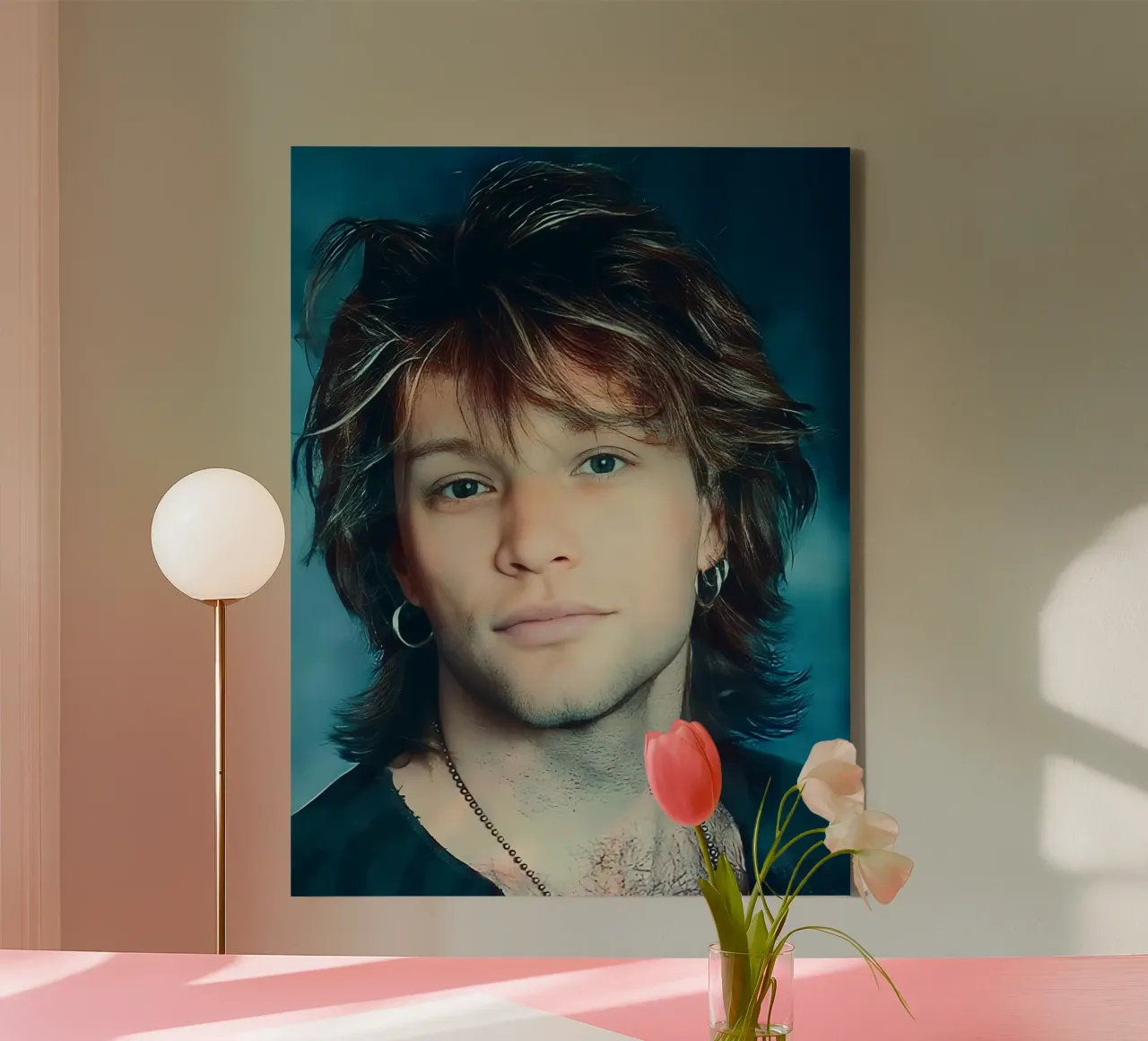 Jon Bon Jovi canvas by Musadad Shop