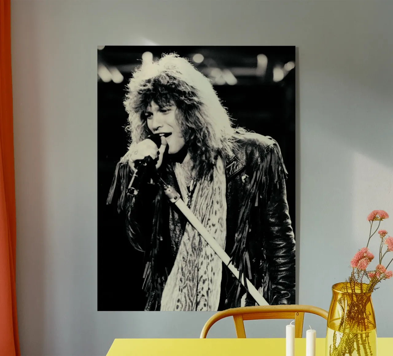 Jon Bon Jovi acrylic glass by Musadad Shop