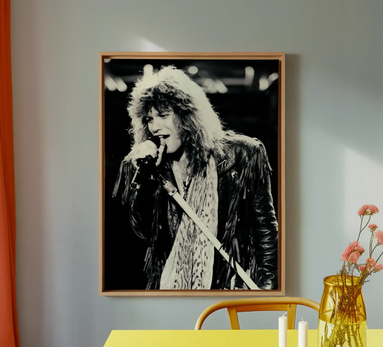 Jon Bon Jovi canvas by Musadad Shop