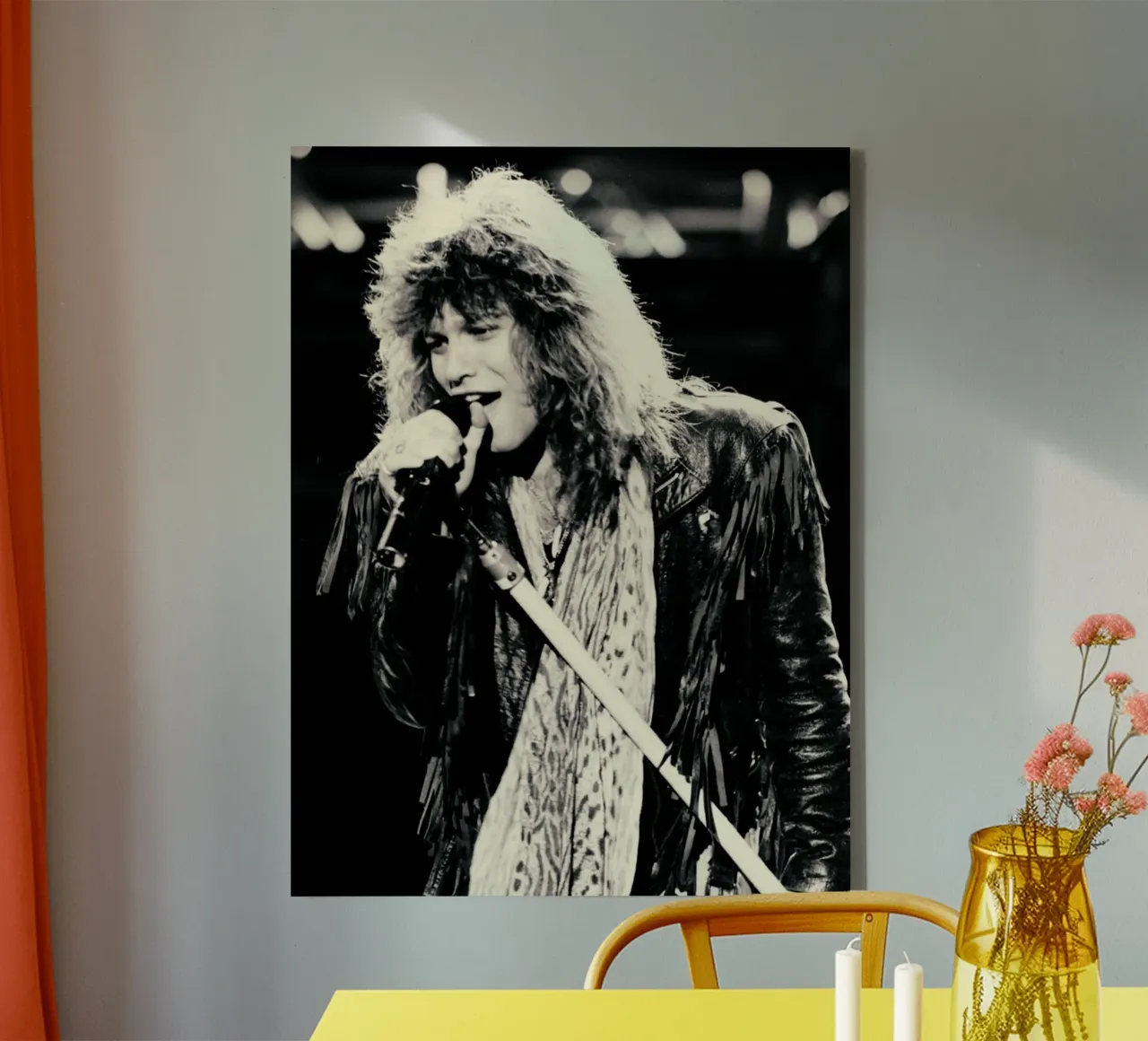 Jon Bon Jovi canvas by Musadad Shop