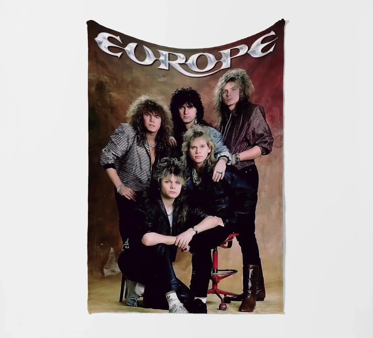Europe Band fleece blanket by Musadad Shop