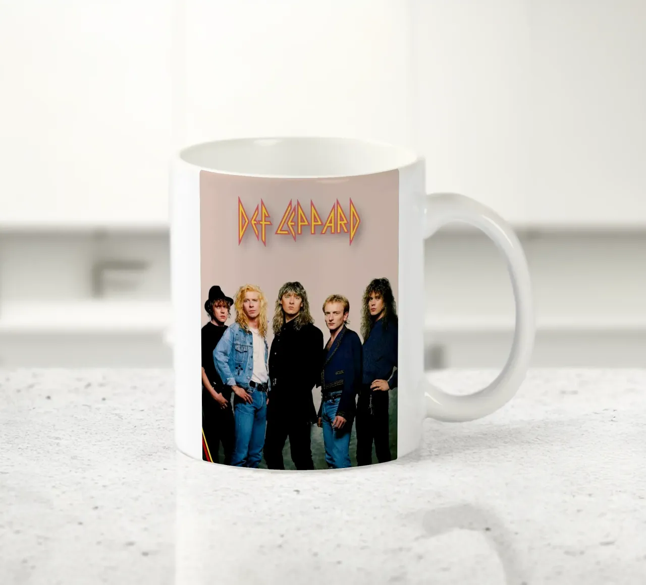 Def Leppard tazza in ceramica da Musadad Shop