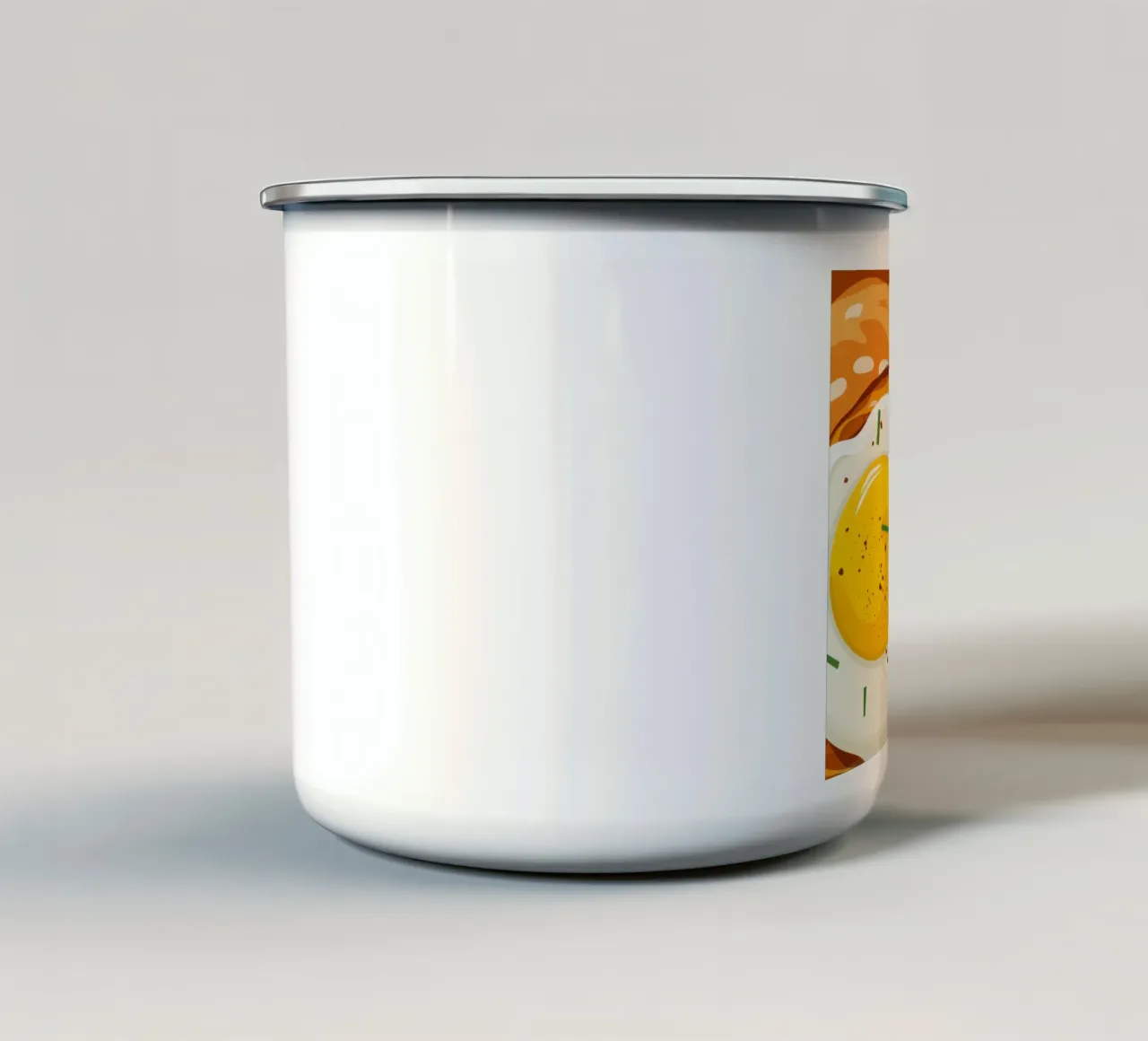 Frullato perfetto di uova e kiwi tazza in smalto da Mark Solaria