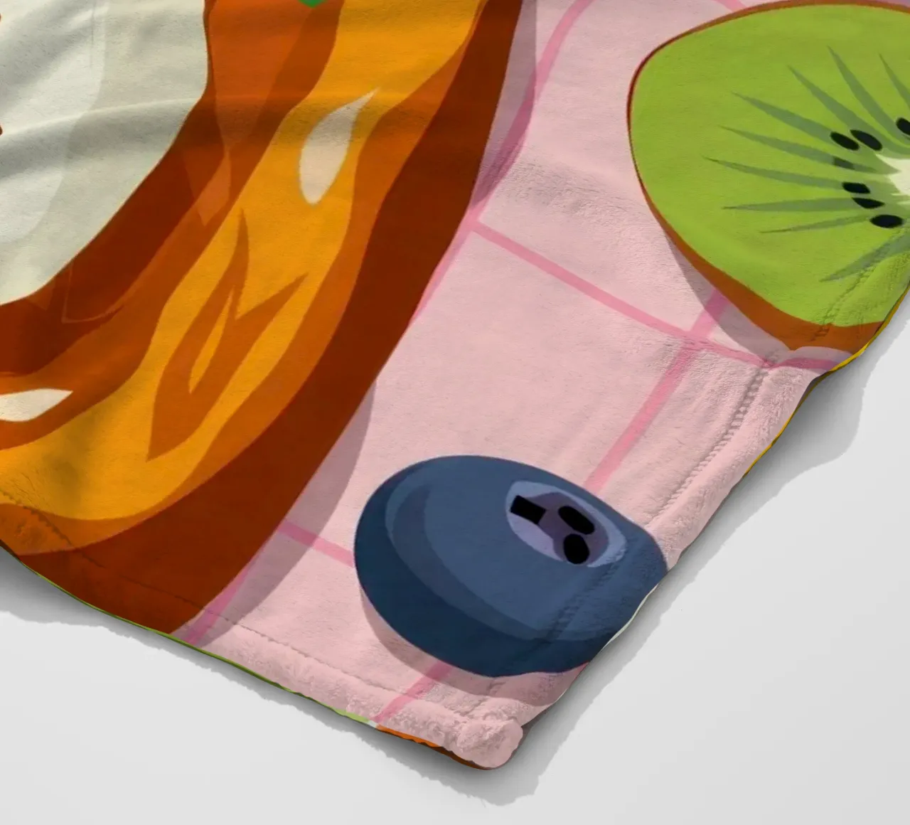 Perfekter Ei-Kiwi-Smoothie Fleecedecke von Mark Solaria