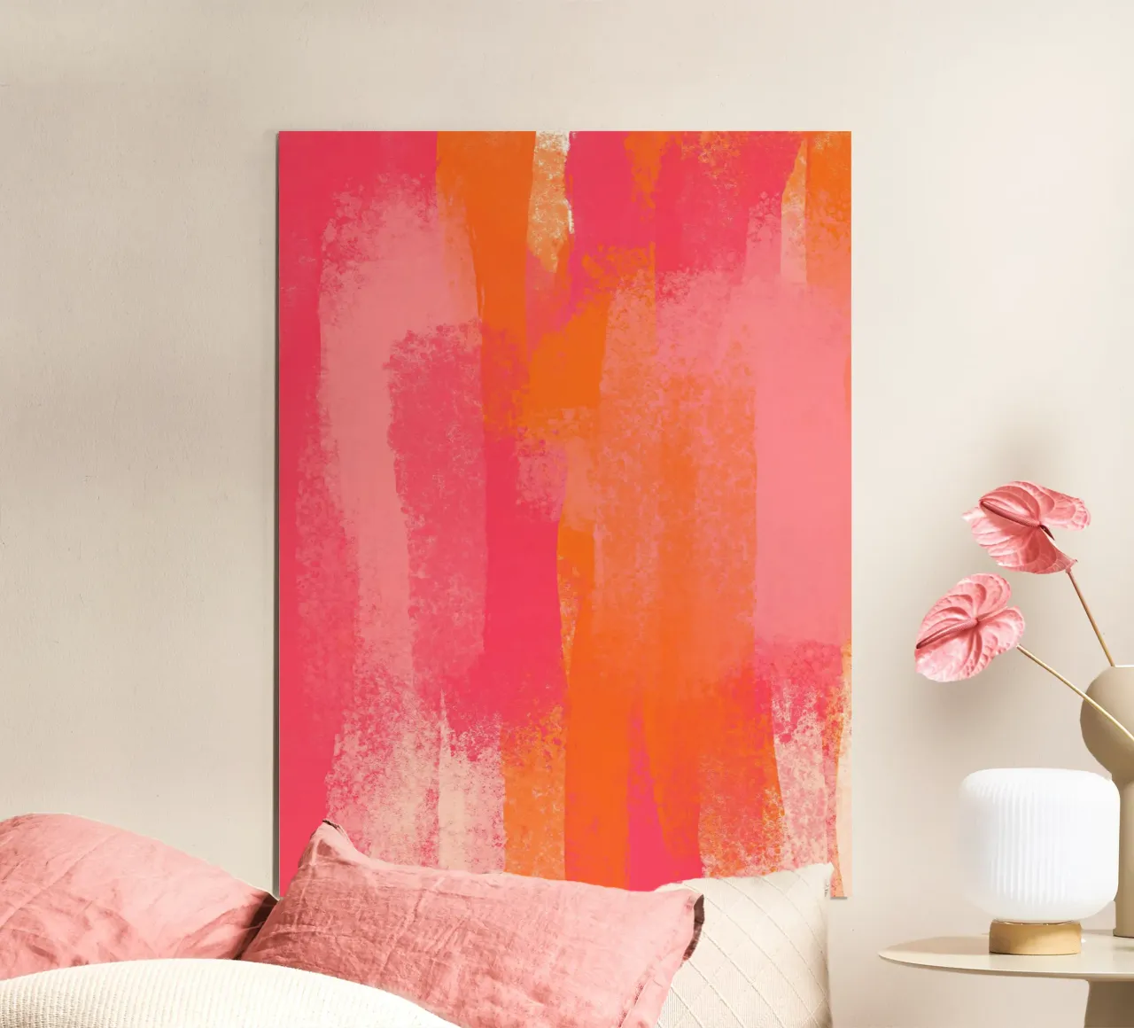 Abstract La dolce Vita poster con telaio in legno da Illustration Raissa Oltmanns