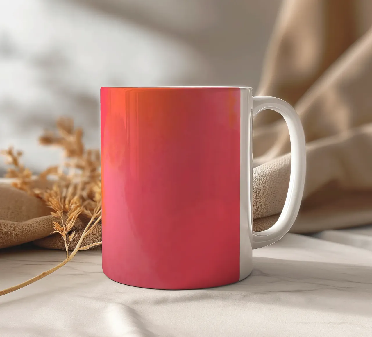 Luce astratta del mattino tazza in ceramica da Illustration Raissa Oltmanns