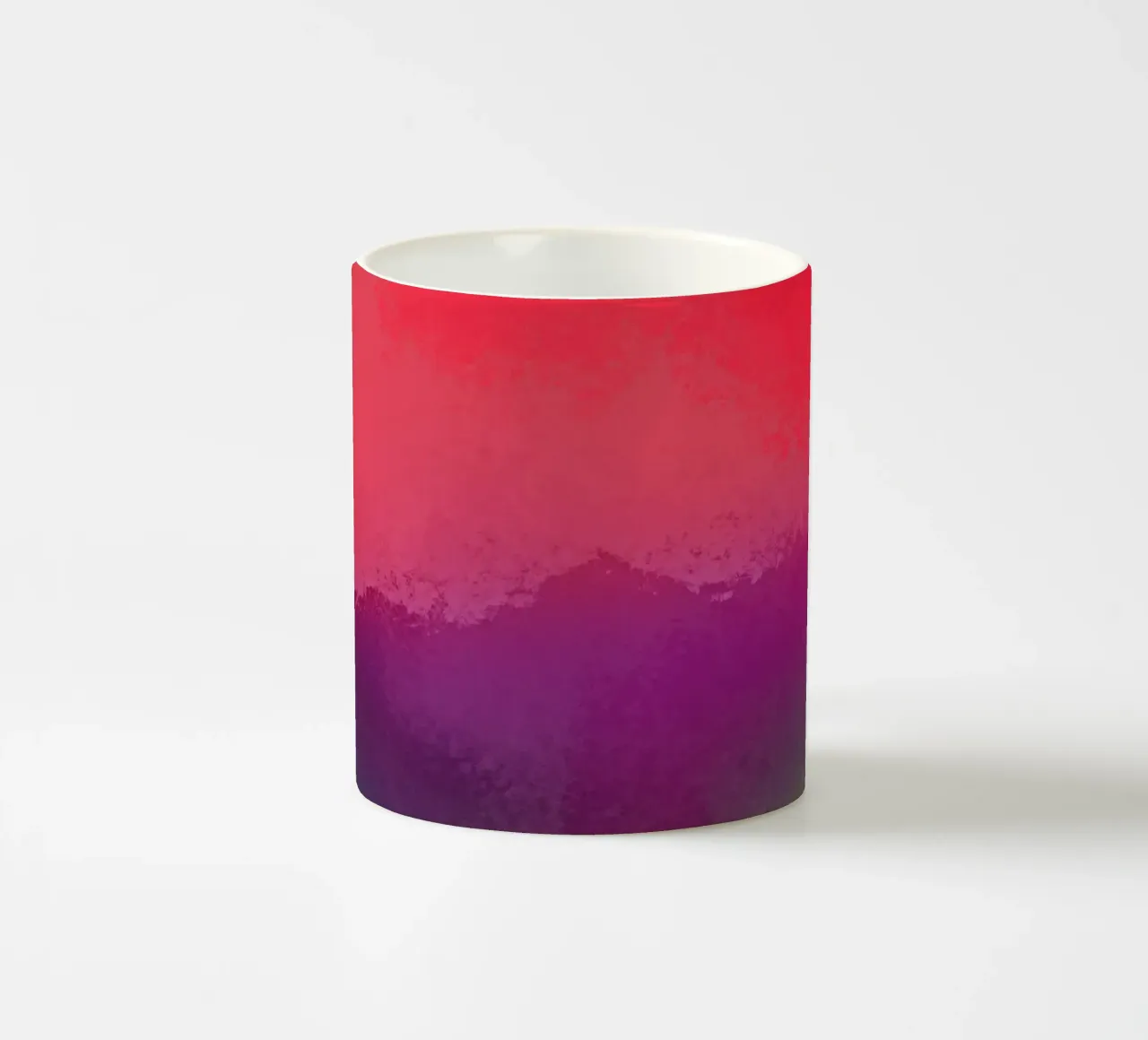 Abstract groen kust roze keramische mok van Illustration Raissa Oltmanns