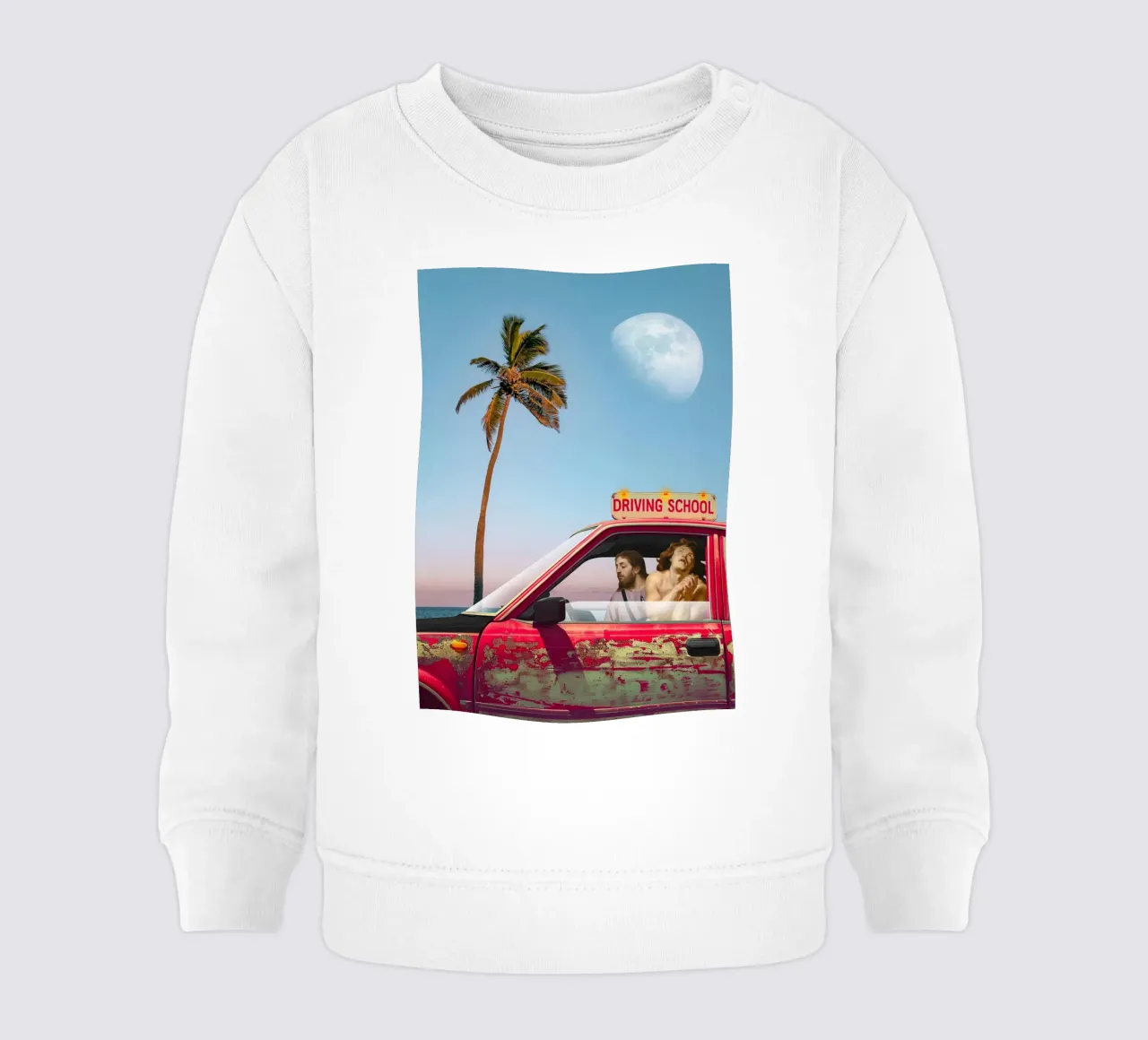 Gesù Cristo Palm Beach Minimalismo felpa neonato da Dapidoka