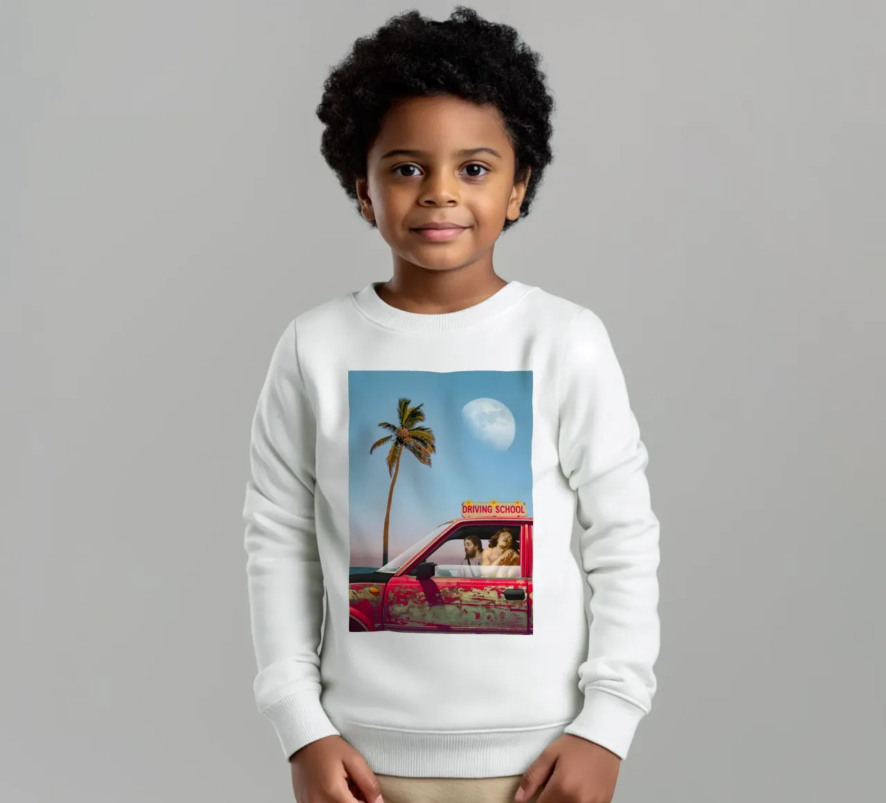 Gesù Cristo Palm Beach Minimalismo felpa bambino da Dapidoka